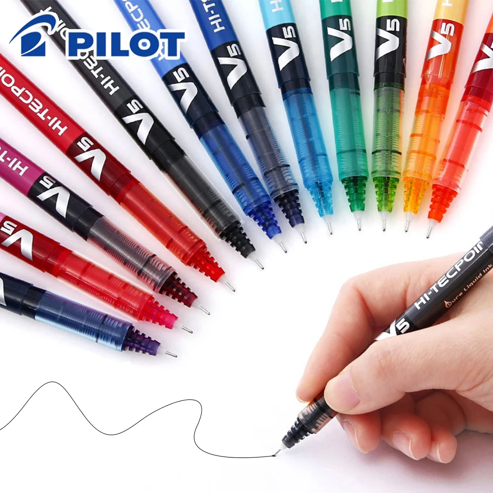 Pilot Pen V5 - 3pcs Japan PILOT Gel Pens Straight