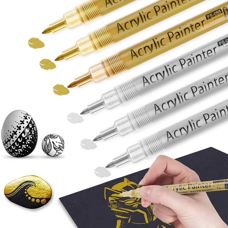 3Pcs/set Acrylic Markers Paint - Copic Marker Classic recension och pris