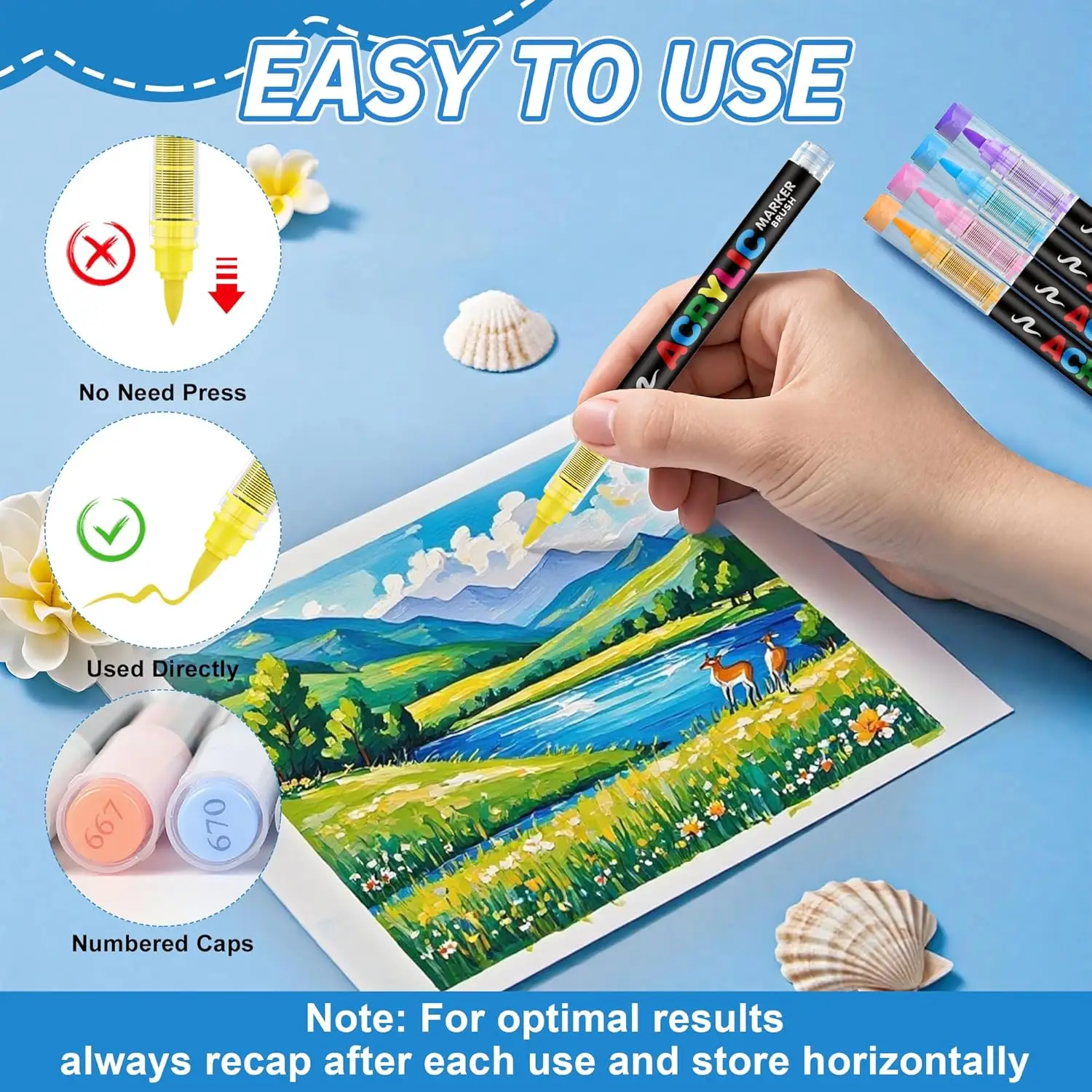 12-240 Colors  Acrylic Paint M - Copic Marker Classic recension och pris