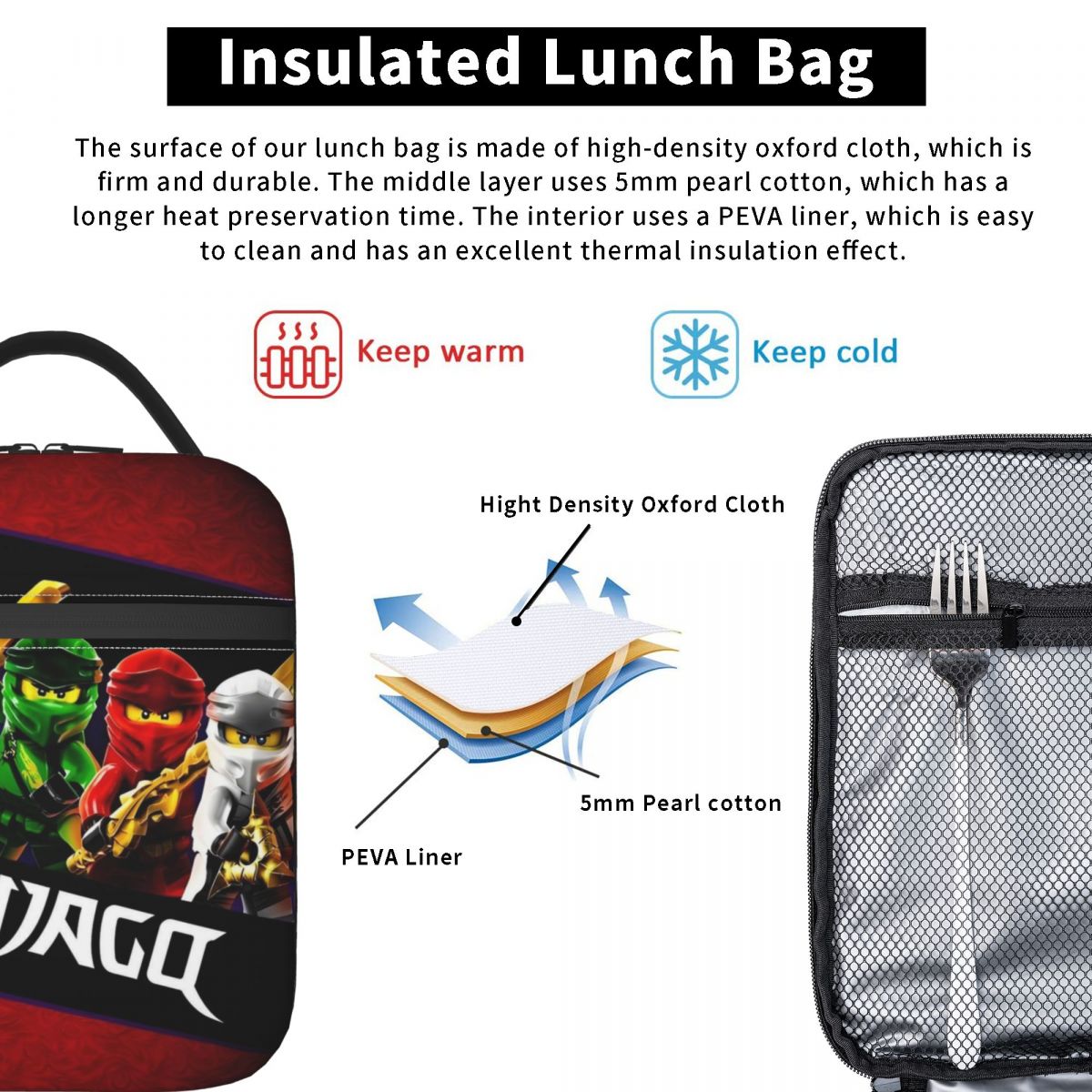Custom Phantoms N-Ninjagos Ins - Tote Bag Sublimation recension och pris