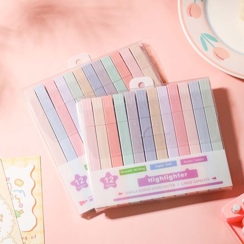 12 Pcs/Set Double Tip Highligh - Stabilo Marker Boss recension och pris