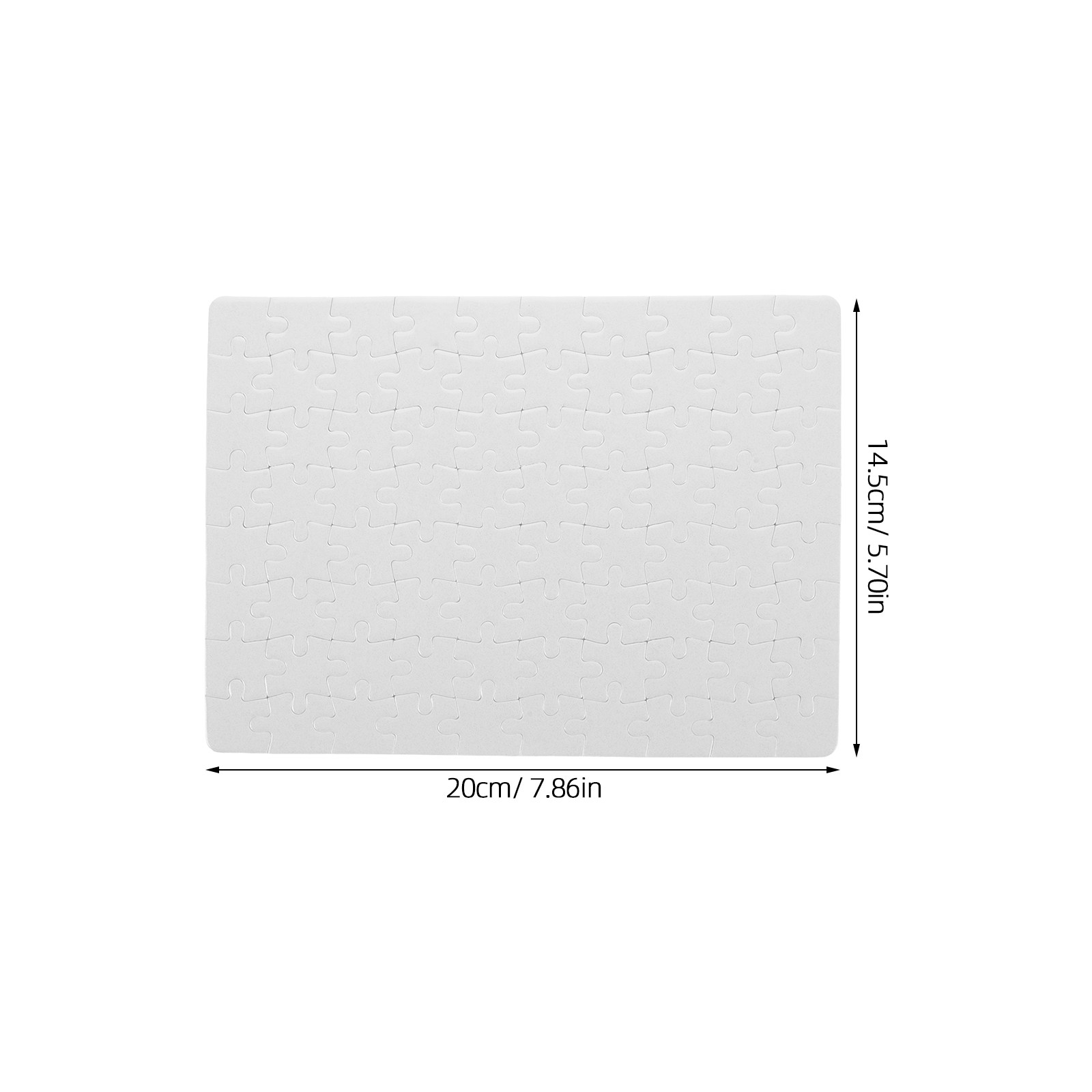 4Sheets Blank White Puzzle Boa - Puzzle Blank White recension och pris