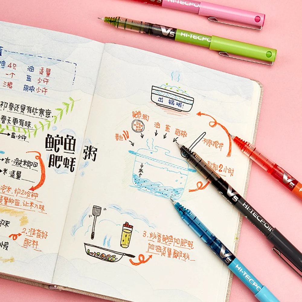 3pcs Japan PILOT Gel Pens Stra - Pilot Pen V5 recension och pris