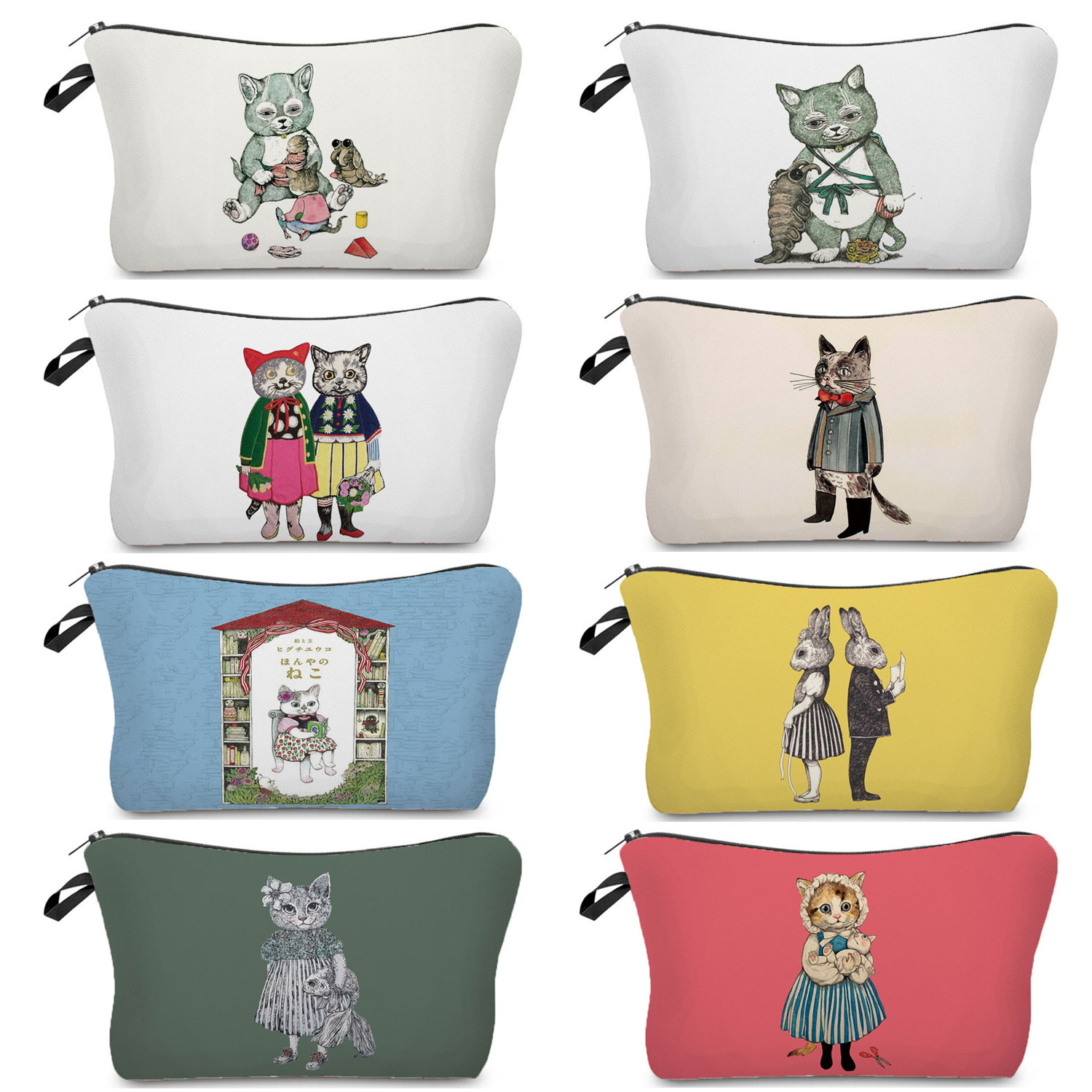 Women Makeup Bag Fashion Illus - Pillow Cover Sublimation recension och pris