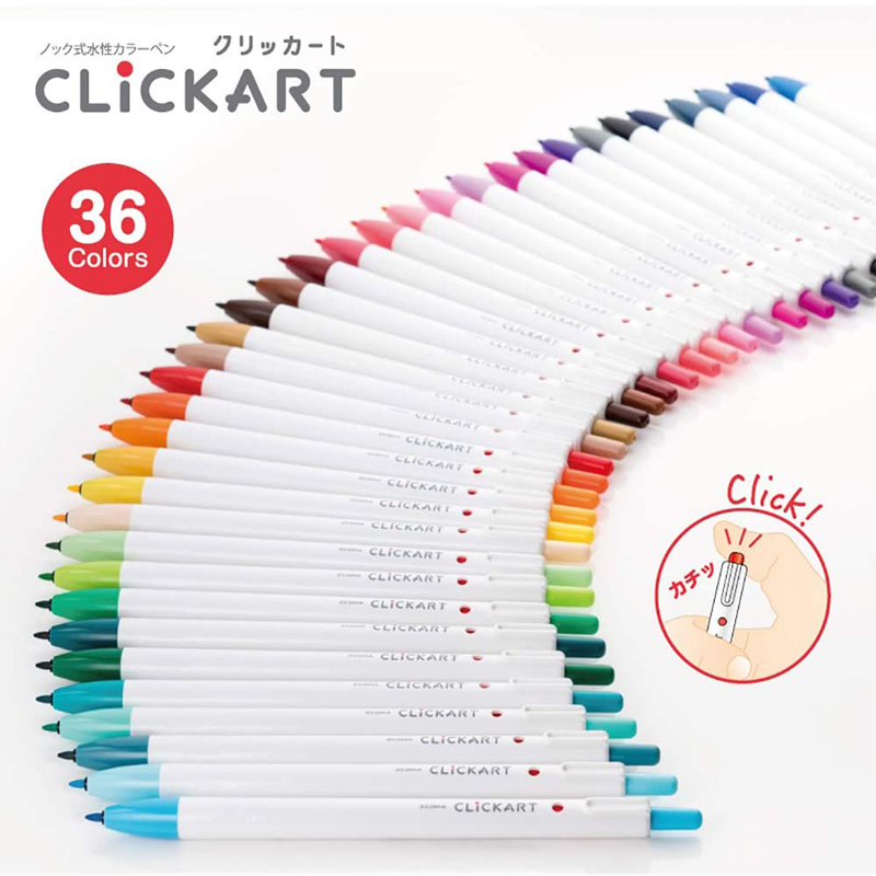 6/12/36/48Colors ZEBRA Clickar - Zebra Pen Sarasa recension och pris