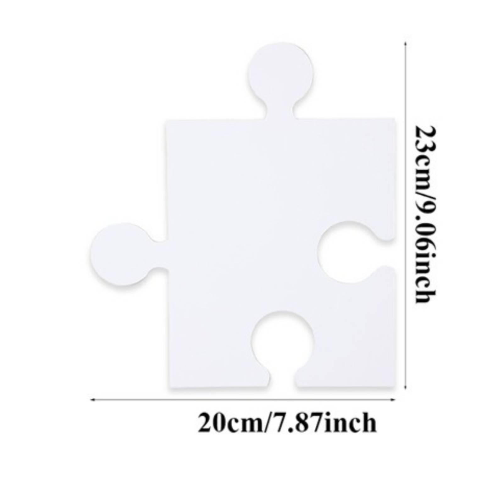 30Pcs Blank Puzzle Pieces Draw - Puzzle Blank White recension och pris